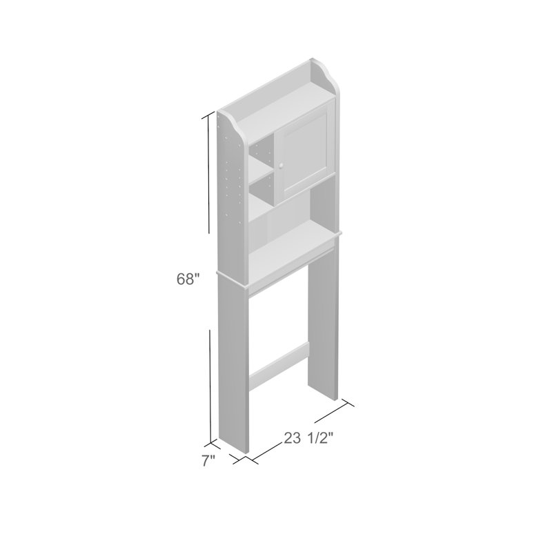 Three Posts Pinecrest Over the Toilet & Reviews Wayfair